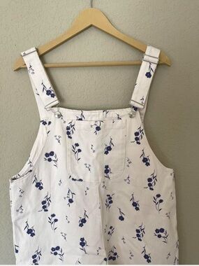ZARA Floral Overalls